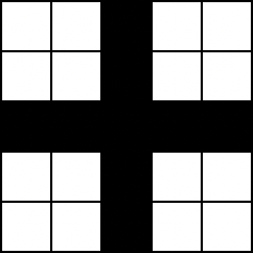 Croix géométrique